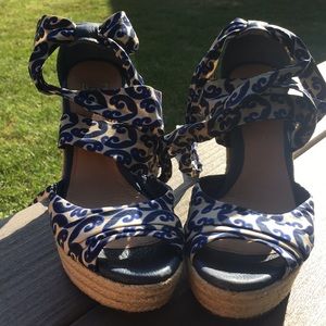 Ugg Scarf Tie Summer Wedges